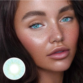 Lentilles de contact de couleur bleu cerise Tiffany